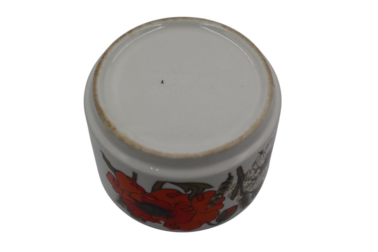 J&G Meakin Poppy Sugar Bowl - Image 3