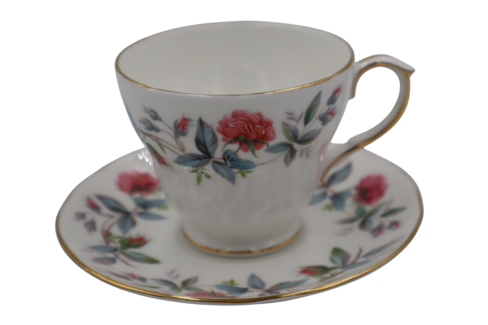 Duchess Bramble Rose Teacup and Saucer Set
