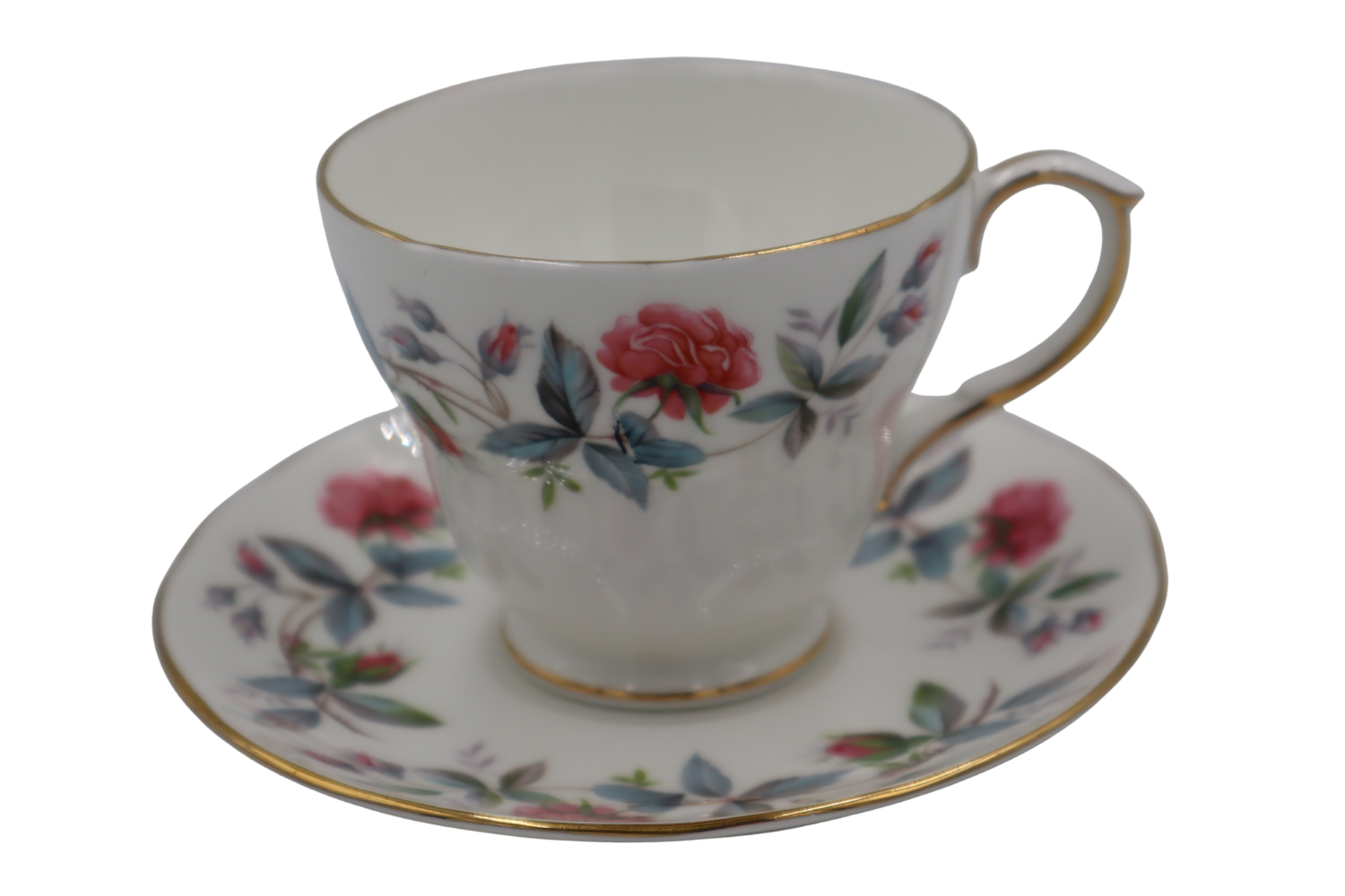 Duchess Bramble Rose Teacup and Saucer Set