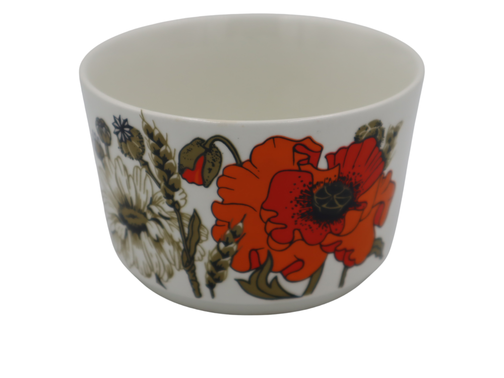 J&G Meakin Poppy Sugar Bowl