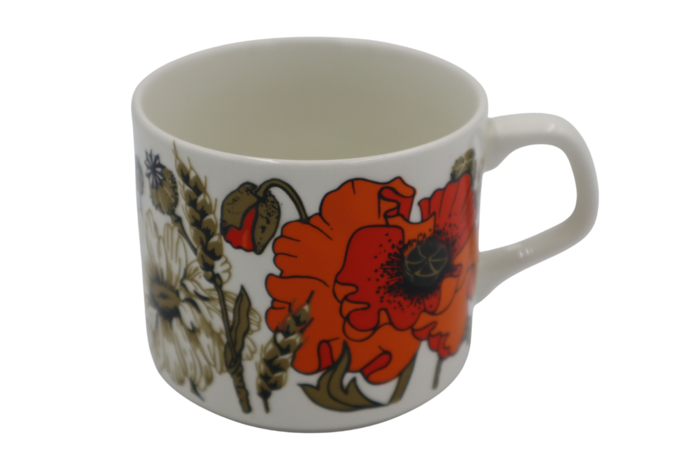 J&G Meakin Poppy Teacup