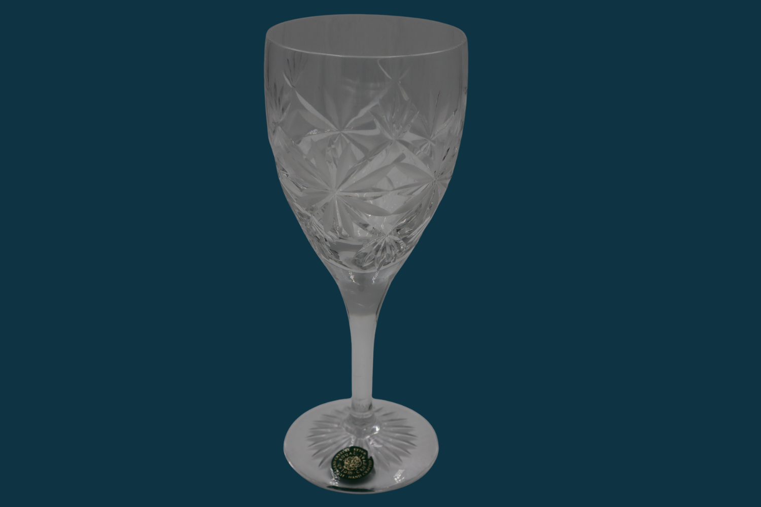 Welsh Royal Crystal Wine Glass - Image 4