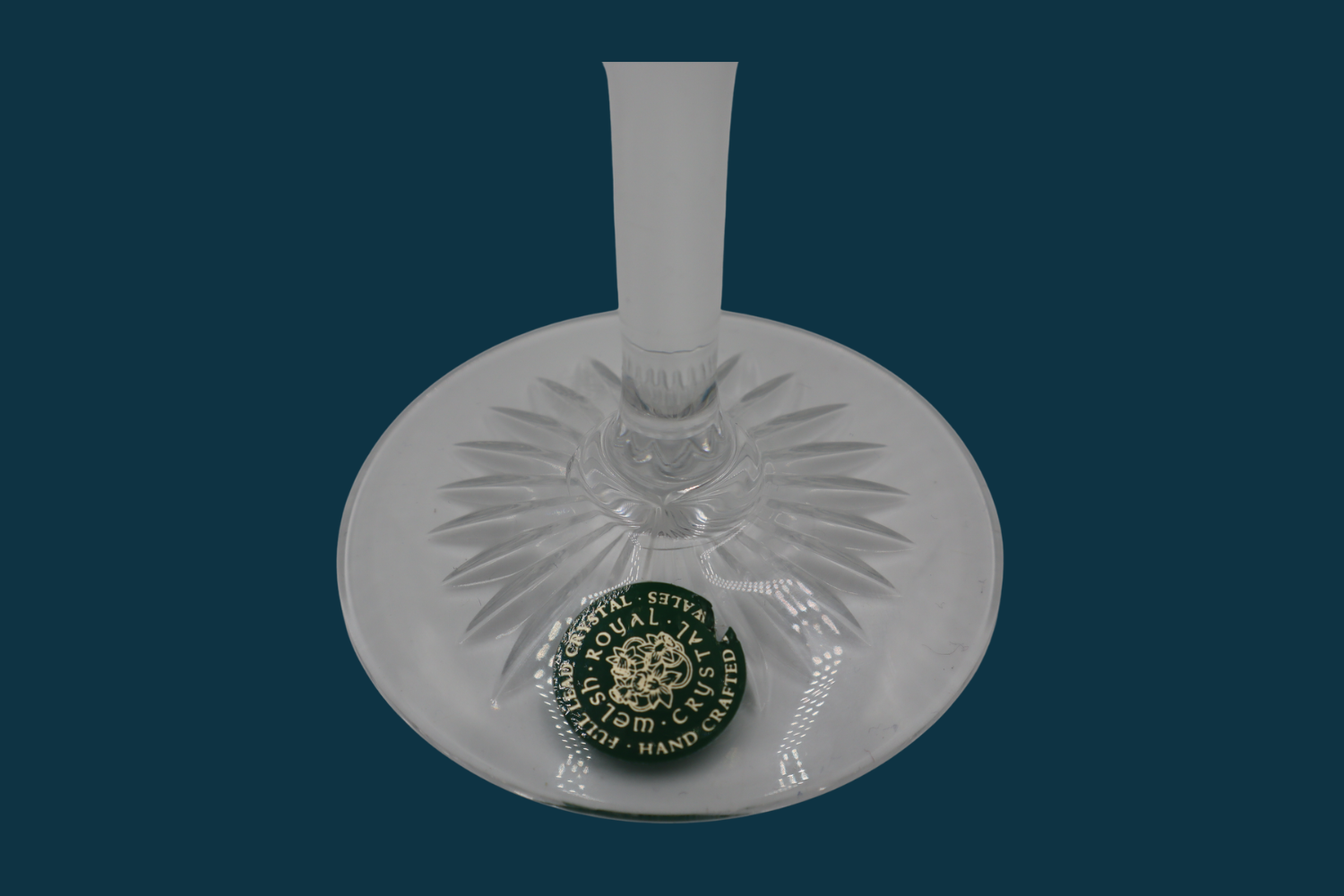 Welsh Royal Crystal Wine Glass - Image 2